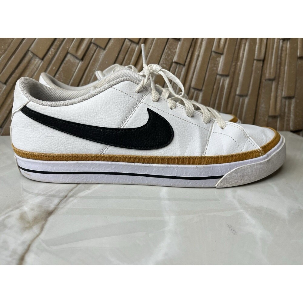 Nike Men Court Legacy White Leather DH3162-100 Sz 10.5 Shoes Sneakers